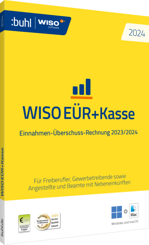 WISO EÜR &amp; Kasse 2024
